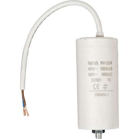 Condensator 50.0uf / 450 V + cable