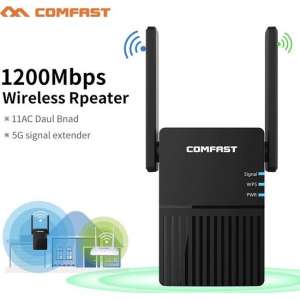 COMFAST 1200Mbps Dual Band 2.4 + 5G Draadloze Wifi repeater
