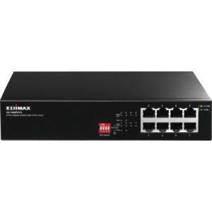 Edimax GS-1008PH V2 netwerk-switch Gigabit Ethernet (10/100/1000) Zwart Power over Ethernet (PoE)