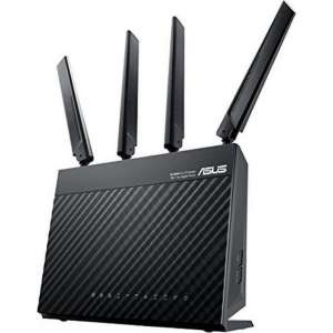ASUS 4G-AC68U draadloze router Dual-band (2.4 GHz / 5 GHz) Gigabit Ethernet 3G Zwart
