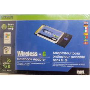 Linksys Wireless-G Notebook Adapter WPC54G