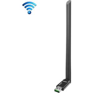 COMFAST CF-WU757F 150Mbps Draadloze USB 2.0 gratis stuurprogramma WiFi-adapter Externe netwerkkaart met 6dBi externe antenne