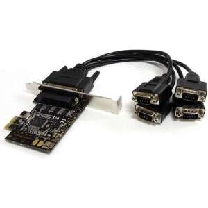 StarTech.com 4-poort RS232 PCI Express Seriële Kaart met Breakout-kabel