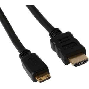 Valueline High Speed HDMI-kabel met ethernet - HDMI naar HDMI mini-connector - 1,50 m - zwart