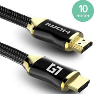 LifeGoods HDMI Kabel 2.0 Gold Plated - High Speed Cable - 18GBPS - Ethernet - HDMI naar HDMI - 10 Meter