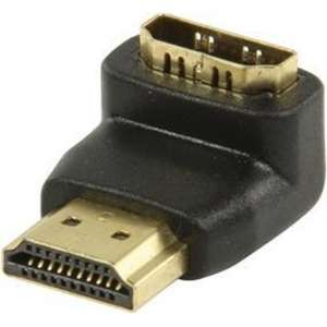 Valueline HDMI-adapter HDMI-connector 90° gehoekt - HDMI input  zwart