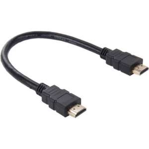 HDMI kabel 28cm (kort) - HDMI 1.3 versie - High Speed 4K - HDMI Male naar HDMI Male kabel - Zwart