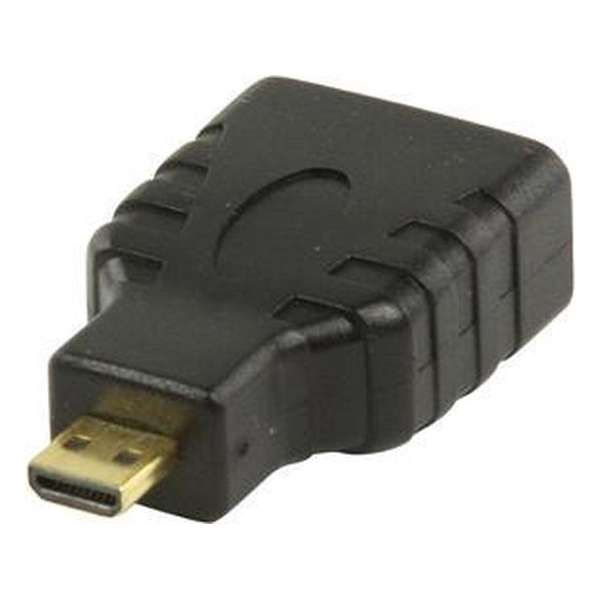 Valueline HDMI-adapter HDMI micro-connector - HDMI input  zwart