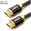 HDMI Kabel  High Speed Nylon - 10 m - Zwart