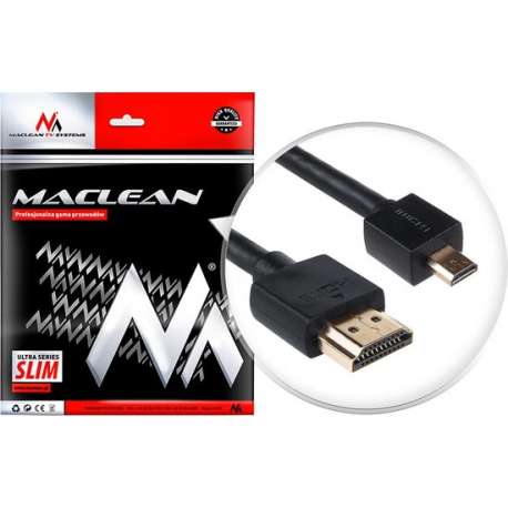 HDMI 1.4-kabel Maclean MCTV-723 HDMI naar micro HDMI | 3,0 meter