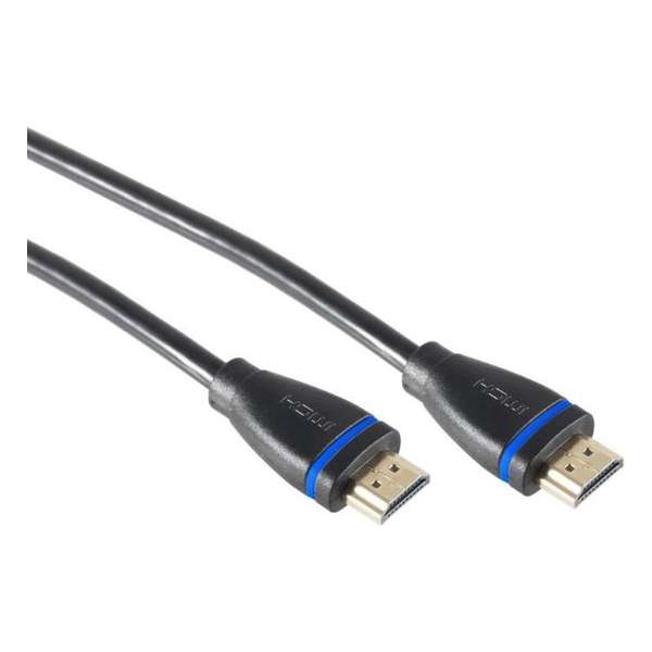 S-Impuls HDMI kabel versie 2.0 (4K 60Hz HDR) / zwart - 5 meter
