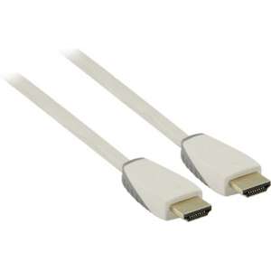 Bandridge witte HDMI kabel versie 1.4 met vergulde contacten - 1 meter