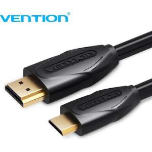 Vention Mini HDMI naar HDMI kabel Full HD 1080P - Gold Plated - 1.5 Meter