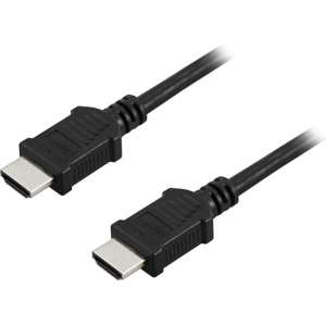 DELTACO HDMI-905, HDMI naar HDMI kabel, Ultra High speed, 4K, 60Hz, 0,5 m, zwart