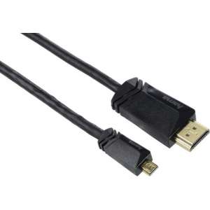 Hama high speed HDMI kabel ethernet A-D micro 1.5m 3 ster