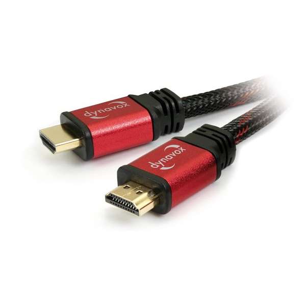 Dynavox Audio Digital Pro HDMI kabel 1.5 meter hoge snelheid 1.4 met ethernet