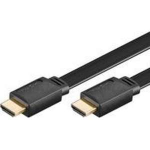 Goobay HDMI kabel plat - zwart - 1 meter