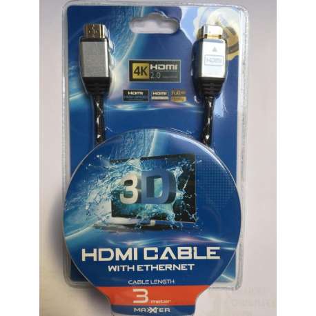 Premium hdmi kabel verguld 3D High speed Full HD 4K 3 meter