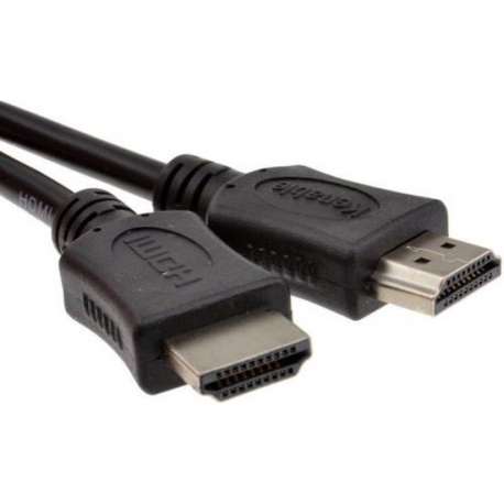 HDMI Kabel | High Speed 3DTV 1.4 | Kabel met Ethernet | HDMI Connector | 2 meter | Zwart