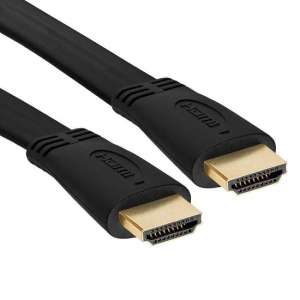 Valueline Platte High Speed HDMI -kabel met ethernet HDMI-connector - HDMI-connector 1,50 m zwart