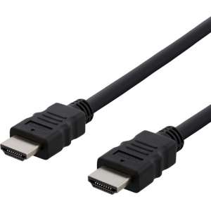 DELTACO HDMI-910, HDMI naar HDMI kabel, Ultra High speed, 4K, 60Hz, 1 m, zwart