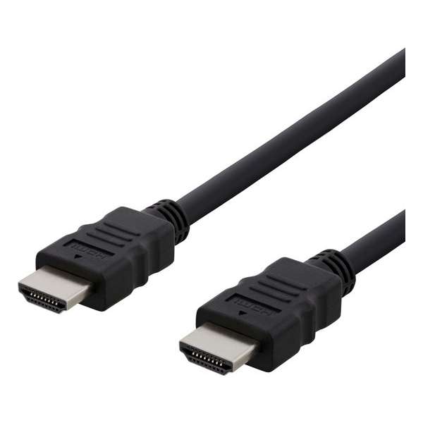 DELTACO HDMI-910, HDMI naar HDMI kabel, Ultra High speed, 4K, 60Hz, 1 m, zwart