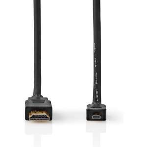 High Speed HDMI™-Kabel met Ethernet | HDMI™-Connector | HDMI™ Micro-Connector | 1,5 m | Zwart