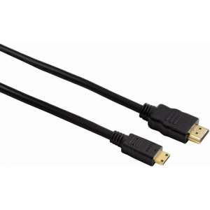 Hama - 1.4 High Speed HDMI naar Mini HDMI - 0,5 m - Zwart