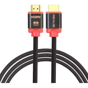 HDMI kabel 1.8 meter 4K - HDMI naar HDMI - 2.0 versie - High Speed 2160P - HDMI Male naar HDMI Male - Aluminium red line