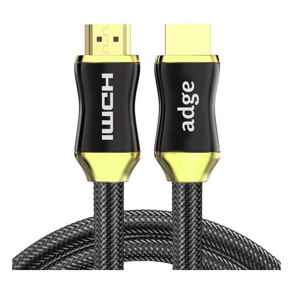 Adge® - HDMI Kabel 2.0 Gold Plated - High Speed Cable - 5 Meter