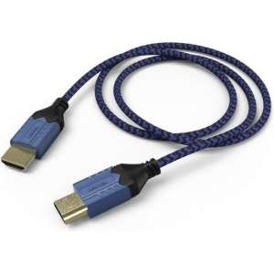 Hama High-speed HDMI™-kabel "High Quality", ethernet, 2,5 m, blauw
