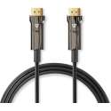 Nedis Premium actieve optical fiber HDMI kabel - versie 2.1 (8K 60Hz HDR) - 75 meter
