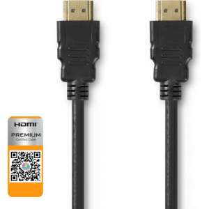 Premium High Speed HDMI™-Kabel met Ethernet | HDMI™-Connector - HDMI™-Connector | 2,00 m | Zwart