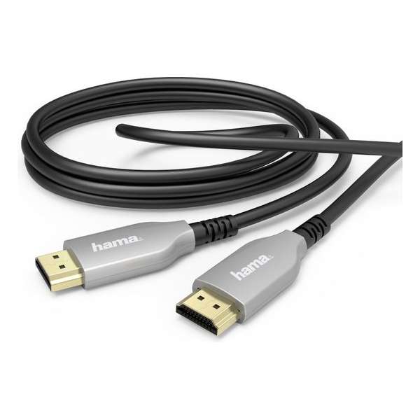 Hama Optische, actieve HDMI™-kabel, stekker - stekker, verguld, 10 m