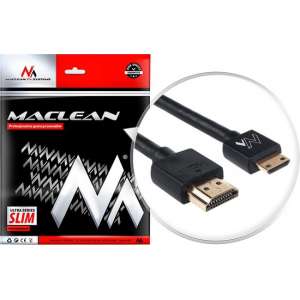 HDMI-miniHDMI ULTRA SLIM v1.4 2 m Maclean MCTV-712 AC-kabel
