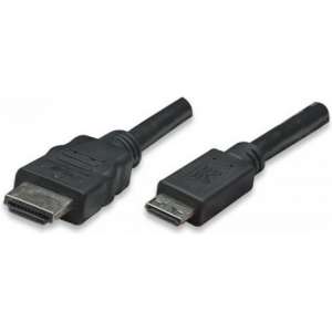 Techly 3m HDMI HDMI kabel HDMI Type A (Standaard) HDMI Type C (Mini) Zwart