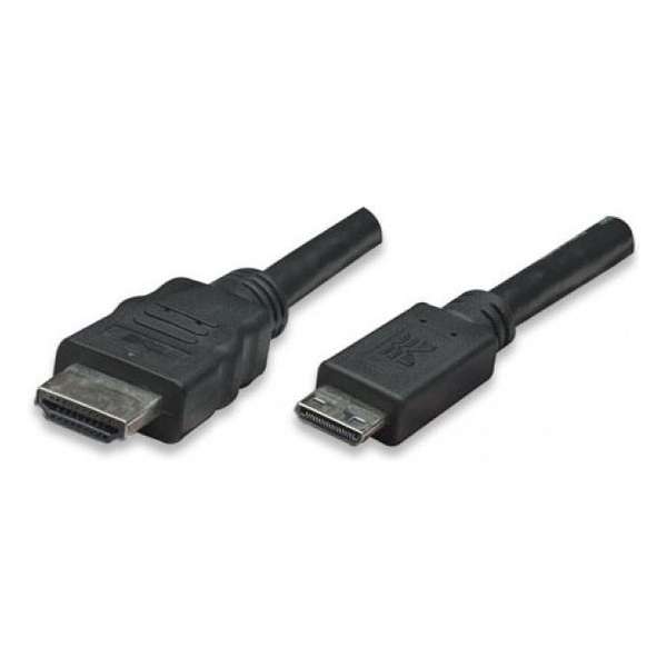 Techly 3m HDMI HDMI kabel HDMI Type A (Standaard) HDMI Type C (Mini) Zwart