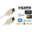 Blueqon - 1.4 High Speed HDMI kabel - 5 m - Wit