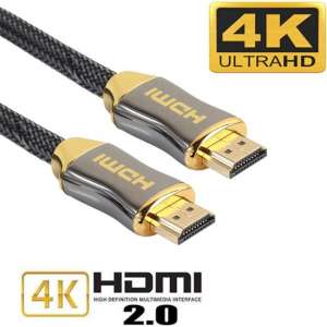 HDMI kabel 3 meter | Hoge snelheid 2.0 Golden Plated connection kabel |  Xbox, ps3, ps4, tv | UHD