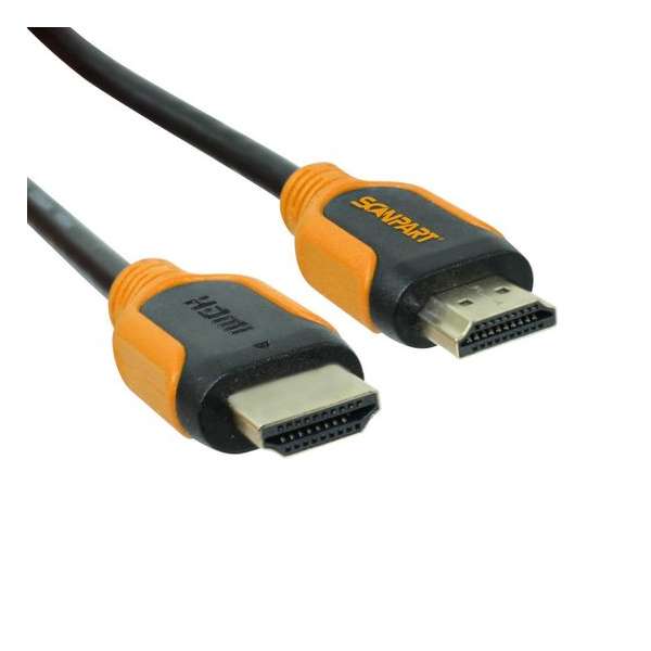 Scanpart - Scanpart HDMI Kabel Oranje 3m - 30 Dagen Niet Goed Geld Terug