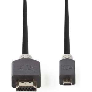 Nedis Micro HDMI - HDMI kabel - versie 1.4 (4K 30Hz) / zwart - 2 meter