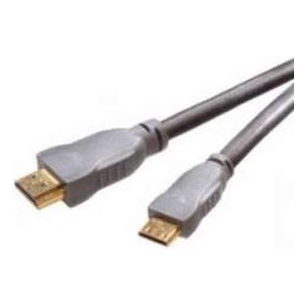 Vivanco HDMI-A - HDMI-C V 1.3 Gold 1.5m Aansluit/Verbindingskabel