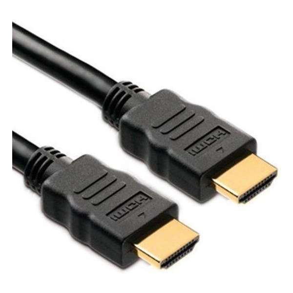 Benza HDMI High Speed Kabel voor beeld, geluid en internet (ethernet) - 2 Meter Zwart