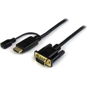 StarTech.com 91 cm HDMI-naar-VGA actieve converterkabel HDMI-naar-VGA-adapter 1920x1200 of 1080p