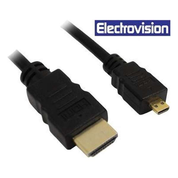 Electrovision Micro HDMI naar HDMI 1.4 - 2 meter