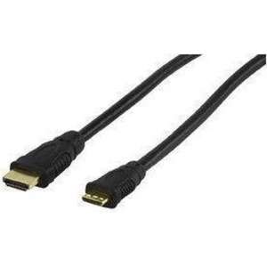 Valueline - 1.3 High Speed HDMI naar Mini HDMI kabel  - 1.5 m - Zwart