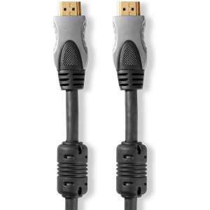 Nedis High Speed HDMI-kabel ethernet male-male 15 mtr antraciet