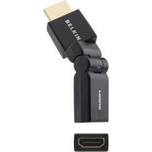 Belkin HDMI kabeladapter/verloopstukje 180 graden Zwart