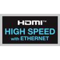 High Speed HDMI kabel met Ethernet HDMI connector - HDMI mini-connector 2,00 m grijs