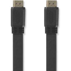 Nedis High Speed HDMI™-kabel met Ethernet - Zwart - Plat - 3 meter